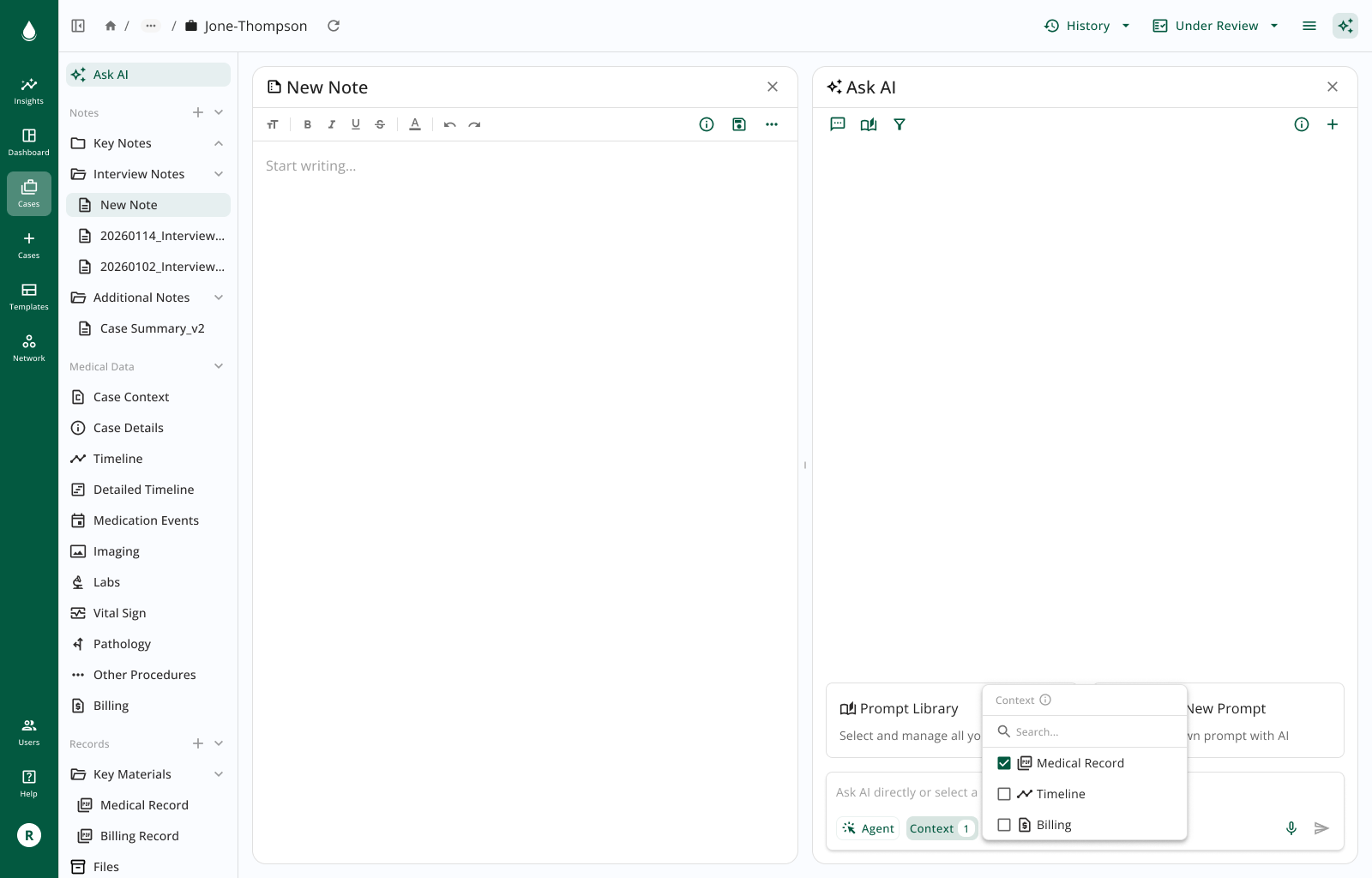 Agentic AI workflow screenshot 2